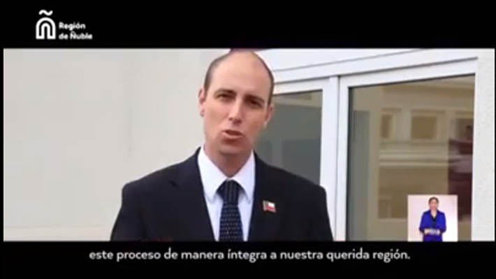 Lenguaje de señas en video sobre la Región de Ñuble desata polémica e intendencia se disculpa