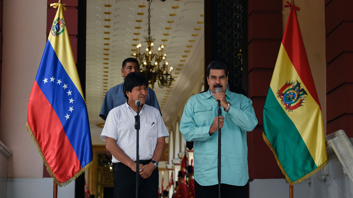 Evo Morales se suma a criticas por supuesta "conspiración golpista" de EE.UU. contra Nicolás Maduro