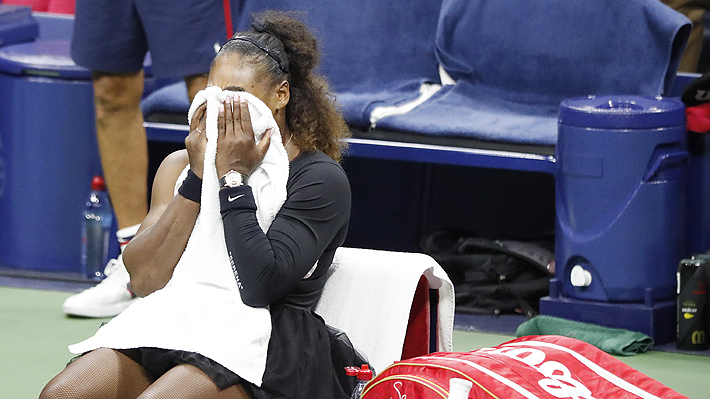 Le sali&oacute; caro su d&iacute;a de furia: Serena Williams recibe millonaria multa por cometer 3 infracciones en la final del US Open