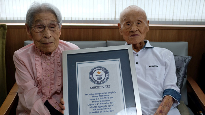 Entregaron su secreto para durar tanto tiempo juntos: Pareja japonesa lleva casada 80 años