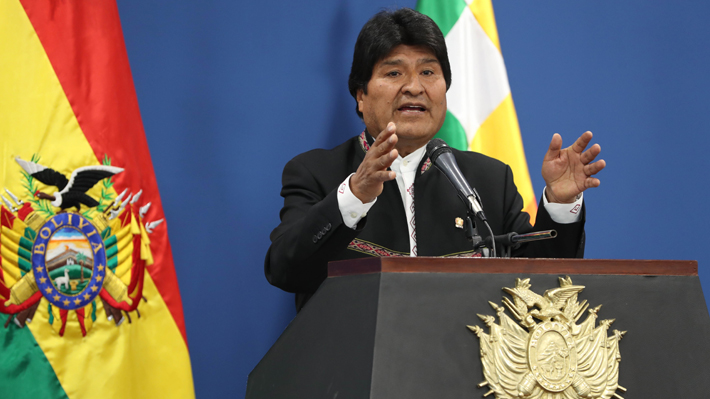 Evo Morales señaló que un sector del Gobierno chileno tiene como objetivo derrocarlo y "dividir al pueblo boliviano"