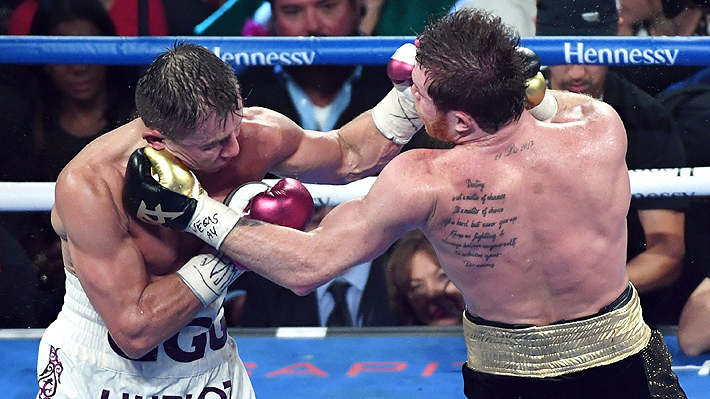 Video: Los puñetazos más brutales de la feroz pelea entre "Canelo" Álvarez y Golovkin por el título mundial