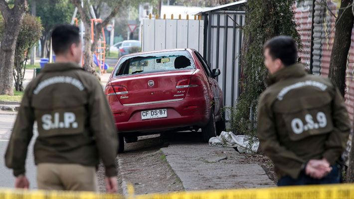 Balacera entre bandas rivales en San Bernardo deja dos fallecidos que viajaban en un Uber