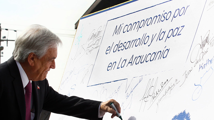 Piñera detalla que plan Araucanía tendrá una inversión estatal de US$ 8 mil millones en ocho años
