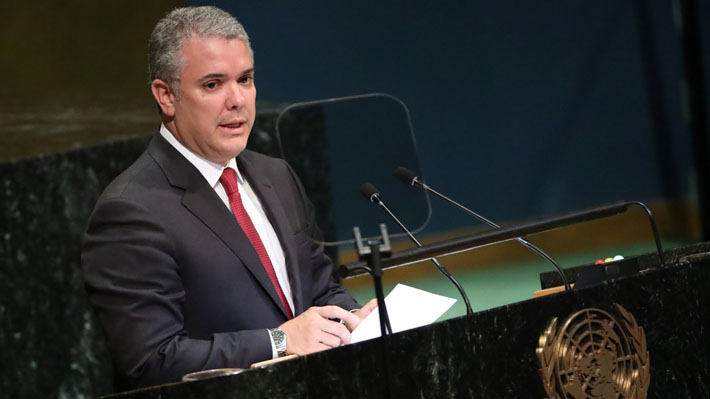 Iván Duque impulsa en la ONU "un cerco diplomático" contra Venezuela