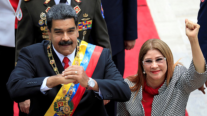 Maduro trata de "cobarde" al Gobierno de EE.UU. por sanciones contra su esposa
