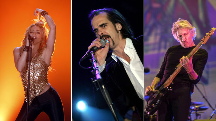 Shakira, Nick Cave y Roger Waters dentro de los más esperados: Los conciertos que cerrarán el 2018 en Chile