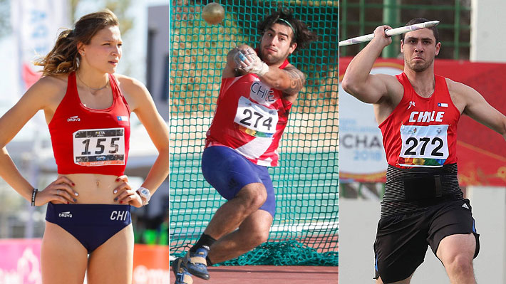 Weil, Mansilla y Muse, los tres chilenos que brillaron con oro en el Sudamericano de atletismo Sub 23 en Ecuador
