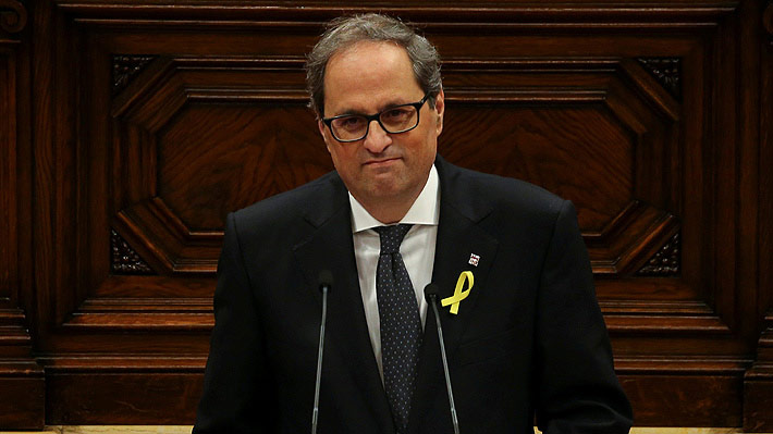 Presidente catalán da un mes al Gobierno español para acordar un referéndum de autodeterminación