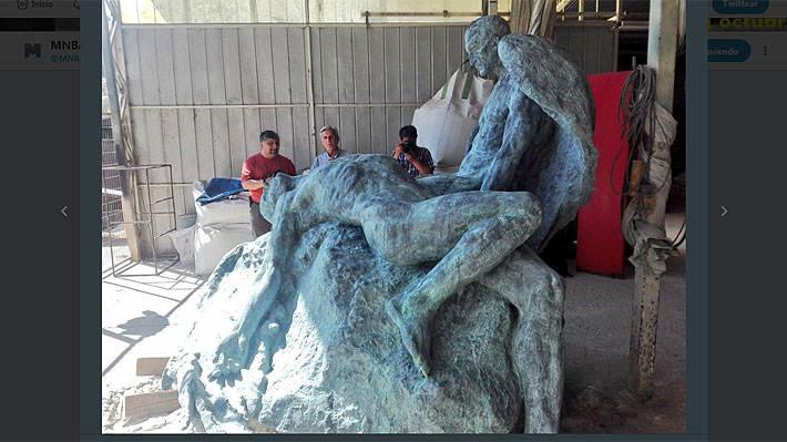 Alcalde de Santiago asegura que escultura dañada tras paso de Fórmula E estará lista a fines de octubre