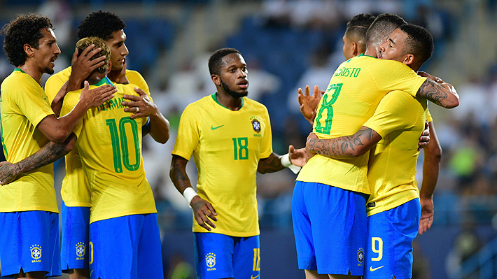 Brasil derrota a la Arabia Saudita de Pizzi en la previa ...