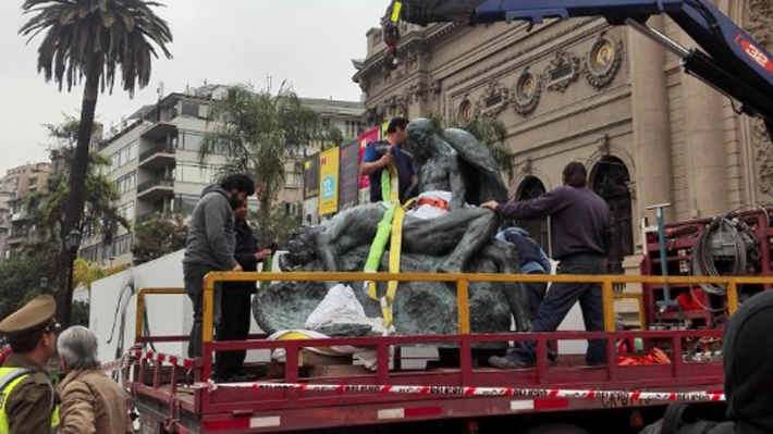 Escultura dañada tras Fórmula E regresa al Museo de Bellas Artes y prepara su reinauguración