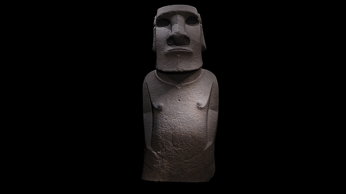 Rapa Nui recibirá réplica exacta de moái Hoa Hakananai'a que está en el Museo Británico