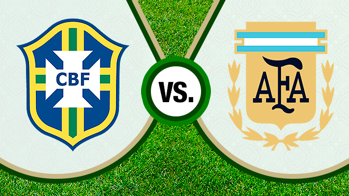 Repase la ajustada y agónica victoria de Brasil sobre Argentina en el Superclásico