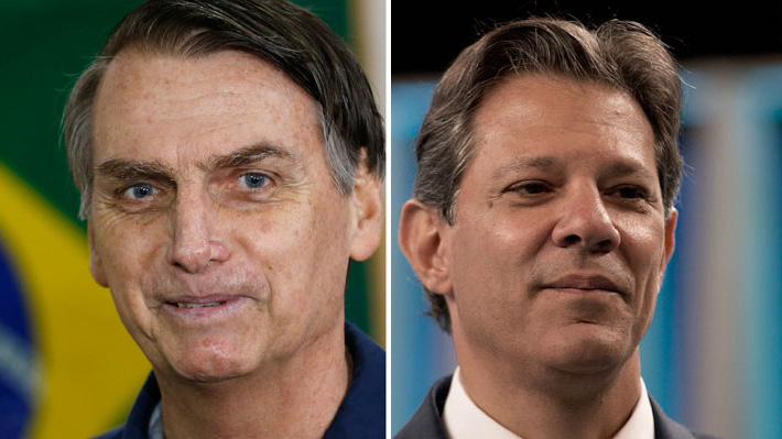 Bolsonaro amplía su ventaja frente a Haddad con un 59% de intención de voto
