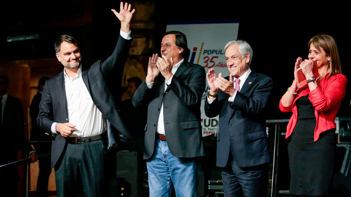 Piñera en aniversario de la UDI:  Van Rysselberghe y Macaya tienen la oportunidad de "renovar las ideas y espíritu" del partido