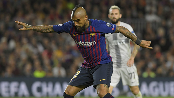 Valverde explicó el ingreso de Vidal en el Barça por la Champions y volvió a elogiar al chileno