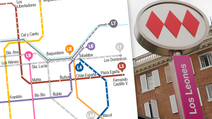 Casi 100 km más de recorrido y tres nuevas líneas: Así quedaría el Metro de Santiago para 2026