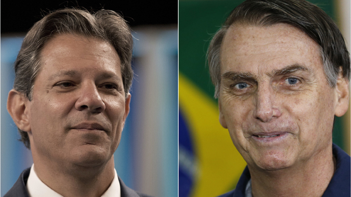 Elecciones en Brasil: Haddad recorta seis puntos la distancia con Bolsonaro según nuevo sondeo