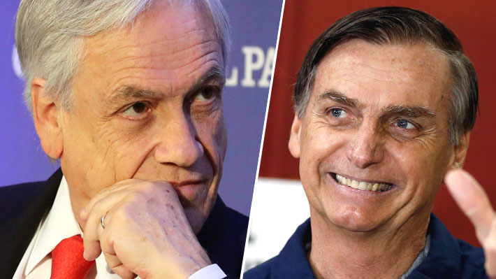 Medio argentino plantea posible pérdida de liderazgo de Piñera en América Latina ante eventual elección de Bolsonaro