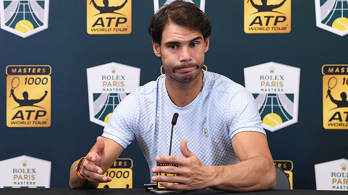 Nadal se retira de París Bercy y perderá el número uno del mundo a manos de Djokovic