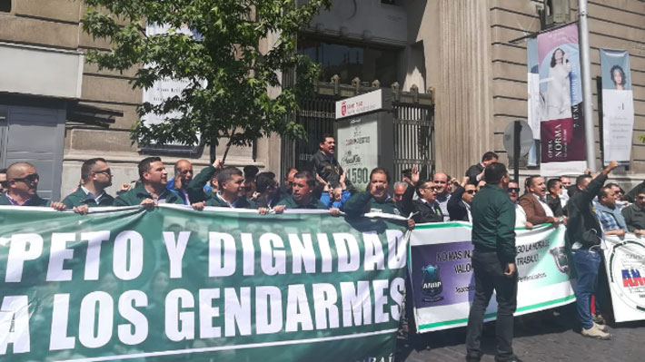 Gendarmería: Fracasa negociación y funcionarios anuncian paro a partir del lunes