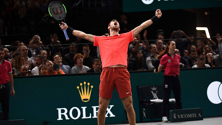 Sorpresa en París-Bercy: Khachanov derrota en sets corridos a Djokovic y obtiene su primer Masters 1000