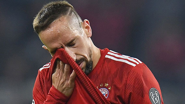 Ribery habría "insultado y abofeteado" a un periodista tras derrota del Bayern