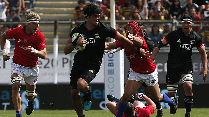 Los Maorí All Blacks exhibieron todo su poderío y aplastaron a los "Cóndores" en histórico partido