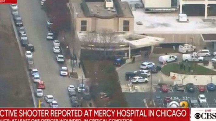 EE.UU.: Tiroteo en hospital de Chicago deja cuatro heridos de gravedad