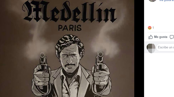 "Se bebe, se baila, se mata": Piden cierre de polémico bar que homenajea a Pablo Escobar en París