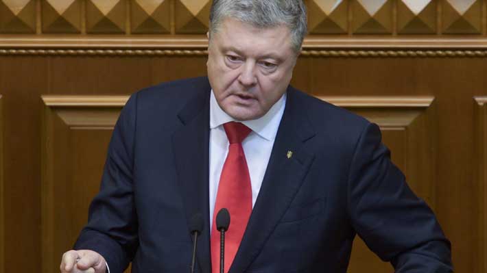 Petro Poroshenko asegura que Ucrania está "frente a la amenaza de una guerra total" con Rusia