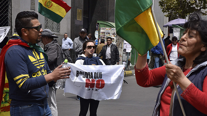 Bolivia vive intensa jornada de protestas en contra de la repostulación de Evo Morales