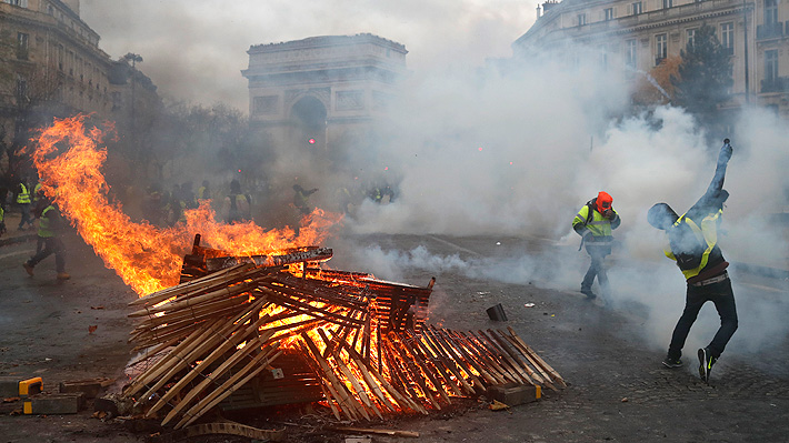 Gobierno francés teme la presencia de armas en protestas de "chalecos amarillos" de este sábado