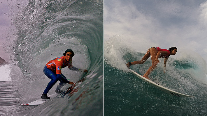 Guillermo Satt y Jessica Anderson, los chilenos que serán parte del debut del surf en los Juegos Panamericanos de Lima 2019
