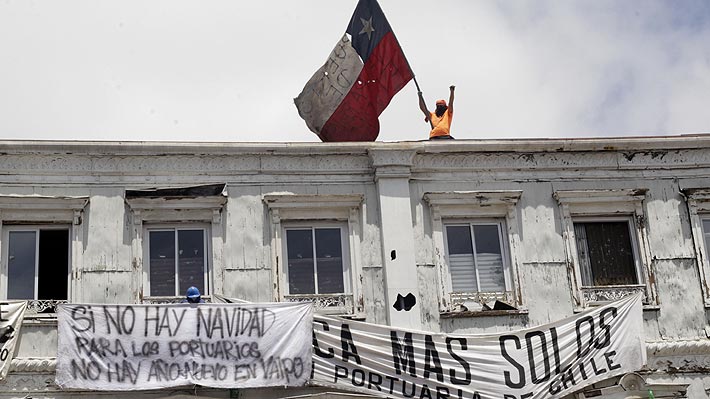 Paro en Valparaíso cumple 34 días y ya es la segunda huelga portuaria más extensa en dos décadas