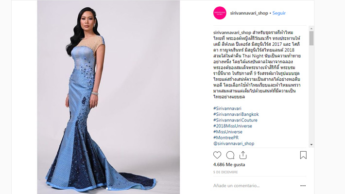 Youtuber arriesga pena de cárcel por decir que vestido diseñado por princesa de Tailandia era "feo"
