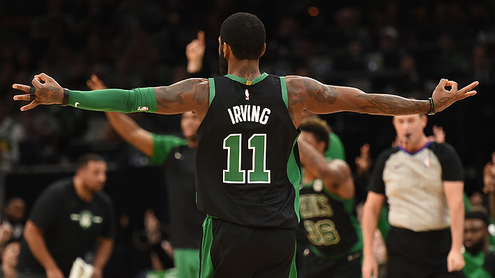 NBA: Un inspirado Kyrie Irving lideró la victoria con que Boston Celtics cortó una racha de tres derrotas en línea