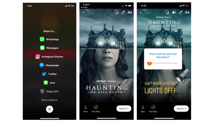 Usuarios de iOS podrán compartir qué están viendo en Netflix en sus historias de Instagram