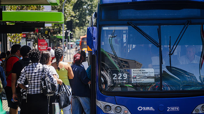 Casi la mitad de los ingresos al registro de evasores del Transantiago se concentró en enero