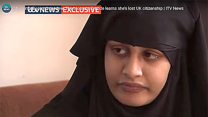 Joven británica que se unió al EI califica de "injusta" decisión de su país de revocarle su pasaporte