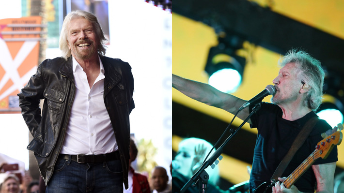 Richard Branson responde a Roger Waters: "Es el único músico que no sabe lo que habla"