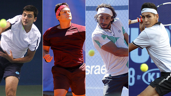 Quiénes son y los momentos que viven los cuatro tenistas chilenos que están  detrás de Garin y Jarry en la ATP | Emol.com
