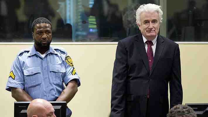 Justicia internacional eleva a cadena perpetua la condena de ex líder serbobosnio