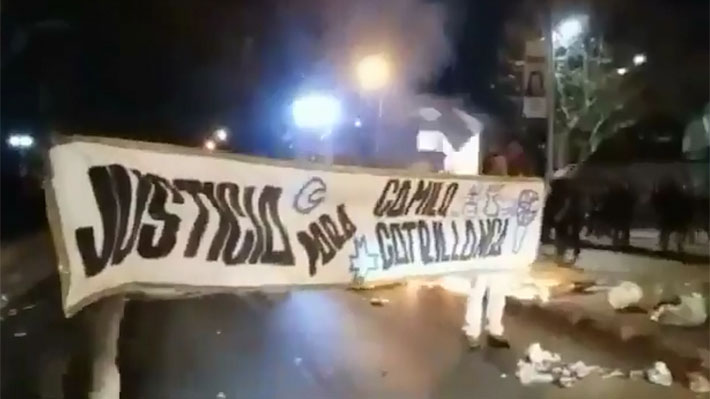Marcha no autorizada en Santiago Centro deja nueve personas detenidas