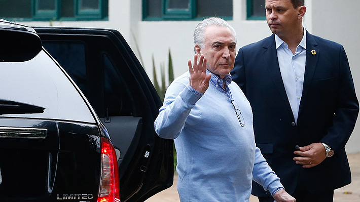 Juez brasileño ordena la liberación del ex Presidente Michel Temer