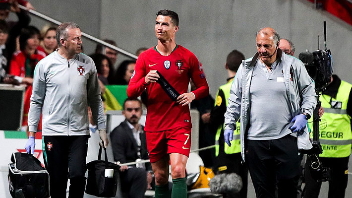 Cristiano sale lesionado en duelo de Portugal, pero confía en su recuperación de cara a los cuartos de la Champions