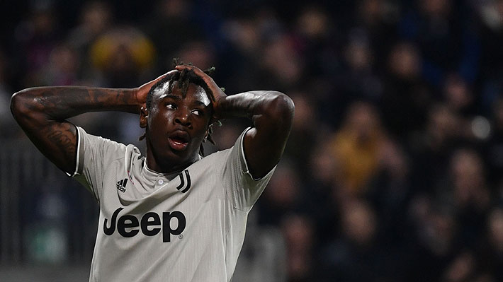 Delantero de la Juventus se harta de cánticos racistas y responde con comentada celebración