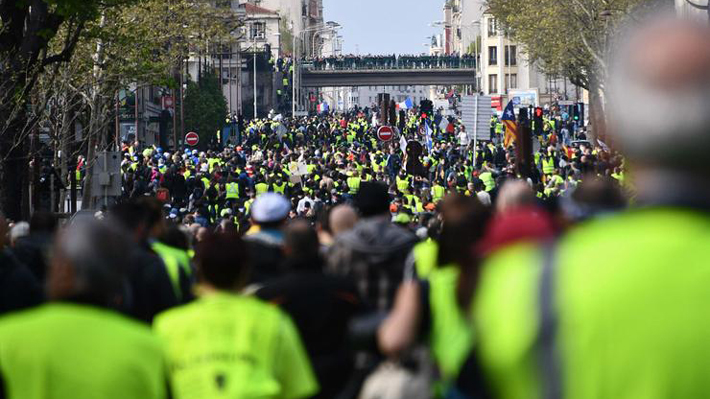 Francia: Nueva manifestación de los "chalecos amarillos" transcurre sin incidentes