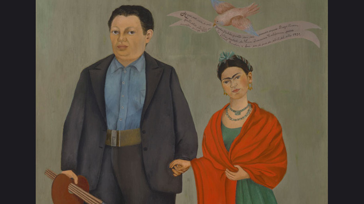 Rematan por 35.000 dólares retratos inéditos de Frida Kahlo y Diego Rivera